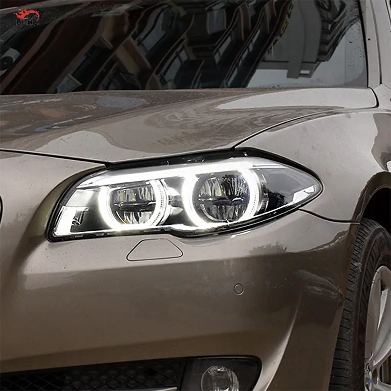 Otomotiv far sistemi ve BMW 5 serisi F10 far takımı-2012 için 2017 yeni LED farlar takım yükseltme