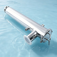 Élément filtrant à fil cannelé OEM personnalisé en acier inoxydable SS316L 500μm pour unité de distribution de liquide de refroidissement de centre de données IA