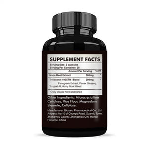BIOCCHN sıcak satış erkek geliştirme Maca kök kapsül Ultimate Maca hapları erkekler ve kadınlar için Panax <span class=keywords><strong>Ginseng</strong></span> kapsül Libido - Product Image 3