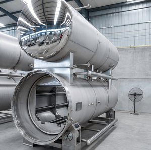 Esterilizador Rotatorio <span class=keywords><strong>de</strong></span> Alimentos 1200 * 3600, <span class=keywords><strong>Autoclave</strong></span>, Esterilizador <span class=keywords><strong>de</strong></span> Latas <span class=keywords><strong>de</strong></span> Alimentos, <span class=keywords><strong>Destilador</strong></span> Rotatorio <span class=keywords><strong>de</strong></span> Alimentos - Product Image 4