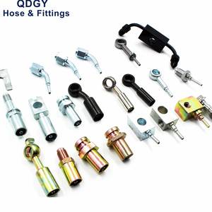 נירוסטה קלוע ptfe ניילון צינור צינור צינור צינור קו קו התאמה 3an 3an crimp צינור הידראולי מתאם barb מתאים - Product Image 2