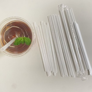 Smartops Chất lượng cao trong suốt màu đen dùng một lần nhựa straws6 * 190mm cá nhân đóng gói thích hợp cho barsandparties - Product Image 4