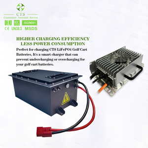 Batterie de chariot de golf au lithium CTS, prix usine, 36V 48V 72V, 105Ah 150Ah, pack à décharge profonde, OEM ODM H-AK-51135-1 - Product Image 5