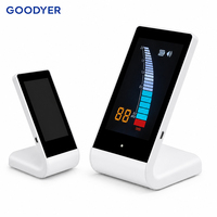 GOODYER Dental Root Canal Locator LCD Presisi Tinggi Pengukur Apex Peringatan Suara Dapat Diisi Ulang Perangkat Endodontik Putih