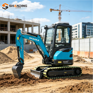Excavadora Multiusos de 2.5 Toneladas, Mini Excavadora con Orugas de Goma, Micro Excavadora Hidráulica, Excavadora para Huertos, Excavadora Hidráulica de Orugas - Product Image 4