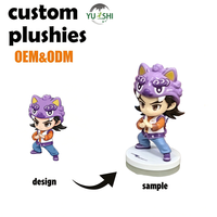 Statuette en résine d'anime personnalisée, artisanat fait main, ornement, figurine en résine de dessin animé 3D personnalisée pour collection et cadeau