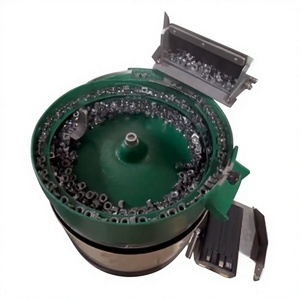 Alimentateur vibrant à double piste AMT VINA, bol en acier inoxydable, 1 an, 100 pièces/min, 600W, multi-tension pour l'assemblage de commutateurs de moteurs - Product Image 1