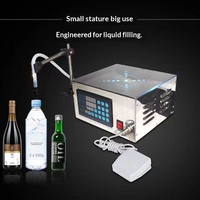 Machine de remplissage de liquides CNC Hongan GFK-280, petite, haute précision, à comptage automatique et anti-goutte, pour spiritueux et boissons