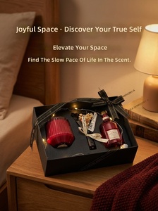 Coffret Cadeau Luxe Fait Main Élégant Parfum Glycine Bougie Parfumée Rose Éternelle Diffuseur à Bâtonnets Parfum Durable Maison - Product Image 6
