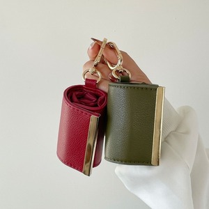 Reusable Mini Keychain Tote Bag Foldable Shopping Bag Large Capacity Lightweight Expandable Nylon Eco-Friendly Key Ring
