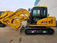Excavatrice sur chenilles hydraulique de grande taille SHANTUI de 8,5 tonnes, bonne vente, Ere360, SE85-9