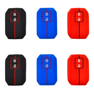 2 botones de silicona remoto coche llavero accesorios funda para llave para Suzuki Swift <span class=keywords><strong>Ignis</strong></span> Jimney XL7 Ertiga 2020 2021 <span class=keywords><strong>2022</strong></span> 2023 - Product Image 6