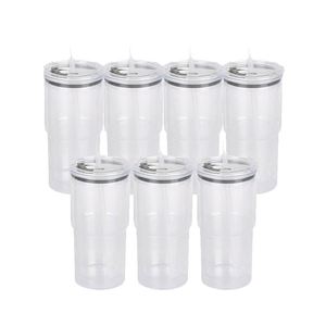 Gobelet en plastique à double paroi de 20 oz avec poignée et paille, prix compétitif, pour concerts, festivals et événements - Product Image 1
