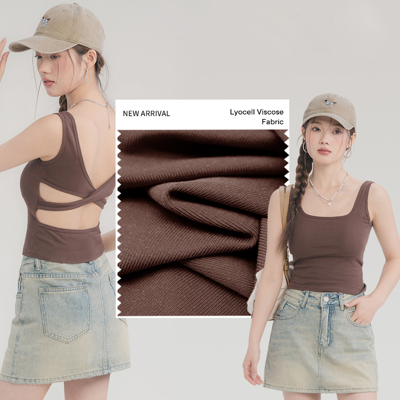 LYNMISS Lyocell Spandex Jersey Fabric Moisture