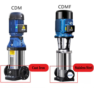Pompe centrifuge verticale en fonte d'acier inoxydable pour traitement de l'eau, pompe à eau verticale CDM/CDMF - Product Image 3