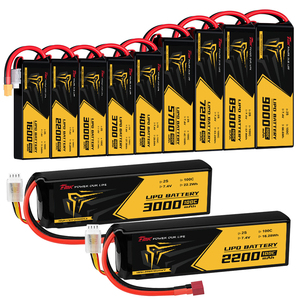 Hochleistungs 2200mAh 2S1P 100C Lipo-Akku für RC-Auto und FPV-Drohne Modellflugzeug - Product Image 1