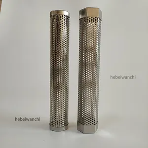 Factory Sale Stainless Steel Round Hole Perforated Metal Filter Cylinders Sintered Wire Mesh Tube