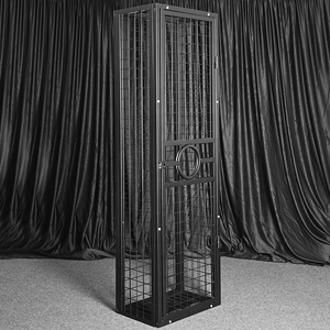 <span class=keywords><strong>BDSM</strong></span> debout fer Cage SM formation grande punition adulte sexe jeu outil chien esclave Bondage meubles retenue Cage - Product Image 6