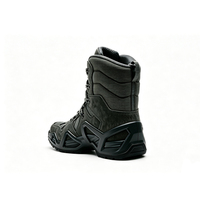 Bottes de travail tactiques pour hommes, légères, imperméables, respirantes, avec doublure en mesh, en cuir, pour moto et plein air