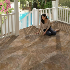 Foshan 2cm Thick Sandstone Look Bruno Tile Outdoor Full Body Porcelain 600x600mm Heavy Duty Vitrified Flooring for Hall Bathroom - Product Image 1