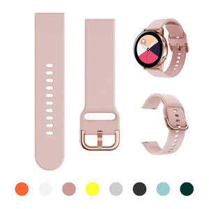 Bracelet en Silicone pour montre <span class=keywords><strong>Samsung</strong></span> Galaxy, 20mm, pour Active 2, <span class=keywords><strong>Gear</strong></span> 3, <span class=keywords><strong>Sport</strong></span>, <span class=keywords><strong>S2</strong></span>, nouvelle collection, - Product Image 6