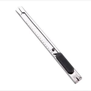 गर्म बिक्री छोटे स्टेनलेस स्टील उपयोगिता चाकू पोर्टेबल Detachable कार्यालय की आपूर्ति धातु कागज चाकू