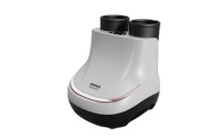 Masseur électrique chauffant Shiatsu 12D pour les jambes et les pieds avec compression, vibration et pétrissage pour la neuropathie et la fasciite plantaire