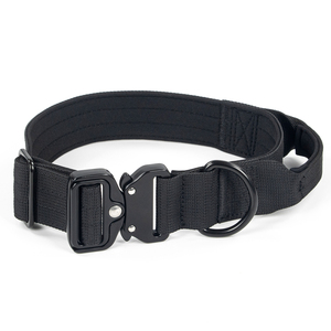 Collar de nailon para entrenamiento de mascotas con mango de <span class=keywords><strong>control</strong></span> y hebilla resistente y duradera para perros medianos y grandes - Product Image 1