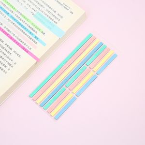 透明荧光笔条宠物长书胶带可重复使用的粘性索引标签标志，用于注释学习学校办公用品 - Product Image 6