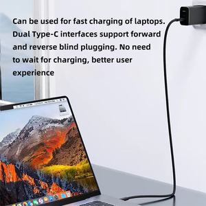 240w फास्ट चार्जिंग के लिए 5 अल्ट्रा-क्लियर 80-120Gbps डुअल-हेड टाइप-सी हाई-स्पीड डेटा केबल केबल - Product Image 5