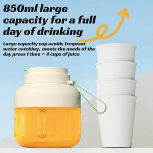 Nouveau mixeur multifonctionnel portable pour la maison, rechargeable par USB, grande capacité, pour fruits et légumes, avec fonction glace pilée - Product Image 4