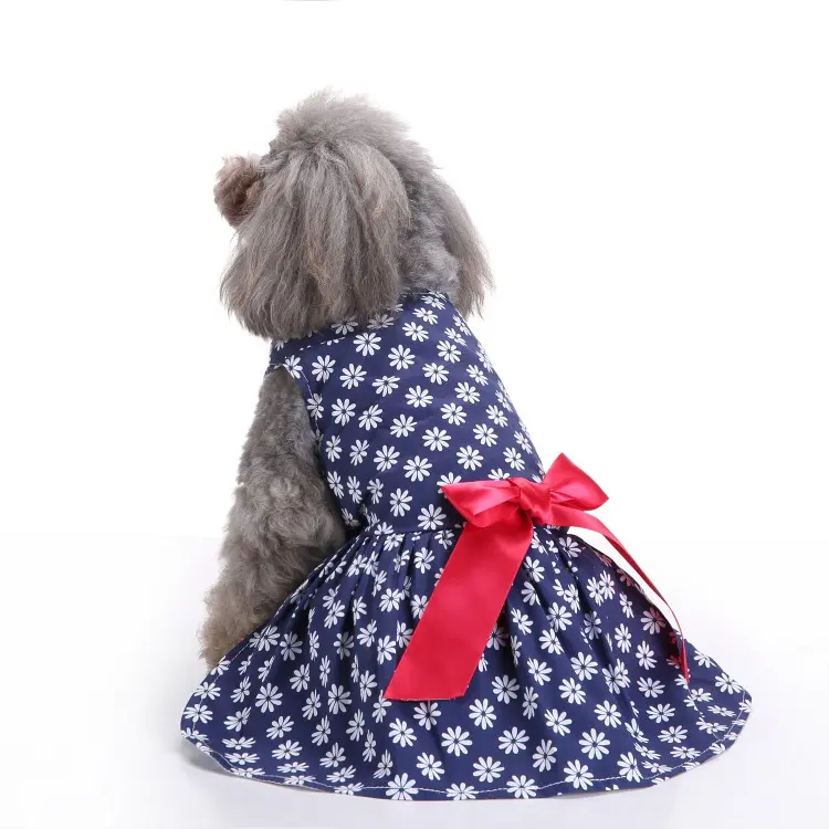 Hot selling Luxury Summer Pet Clothing Beautiful Cute Dog Dress