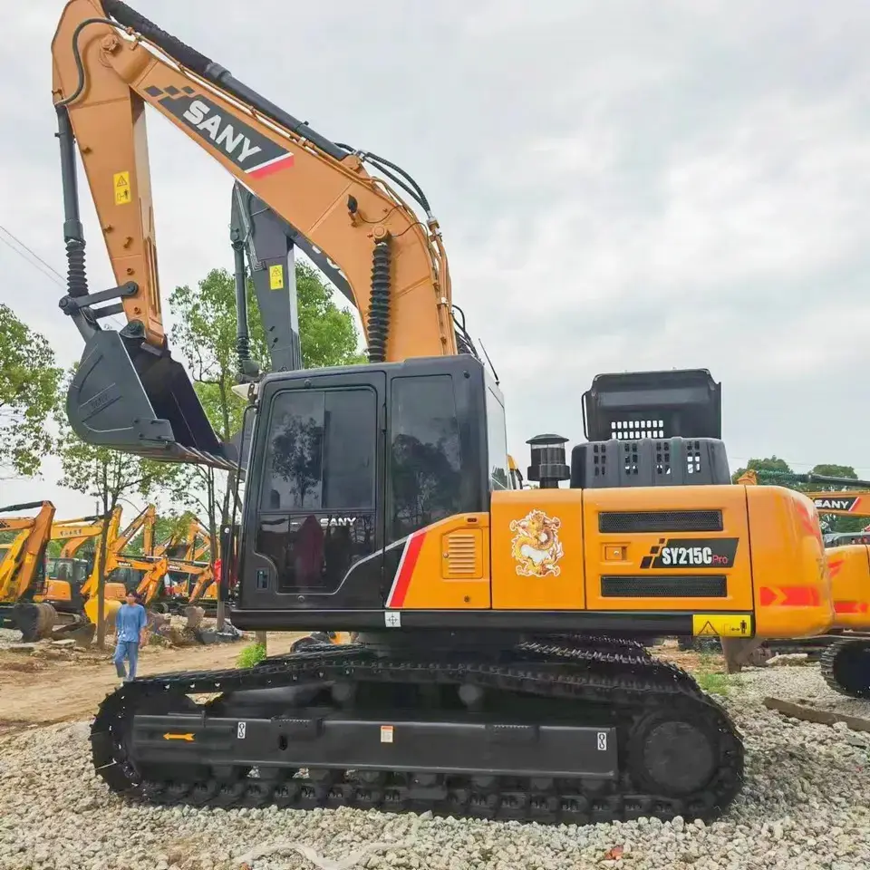 hot selling Japan Brand Hydraulic Sany 215 used Excavator for agriculture