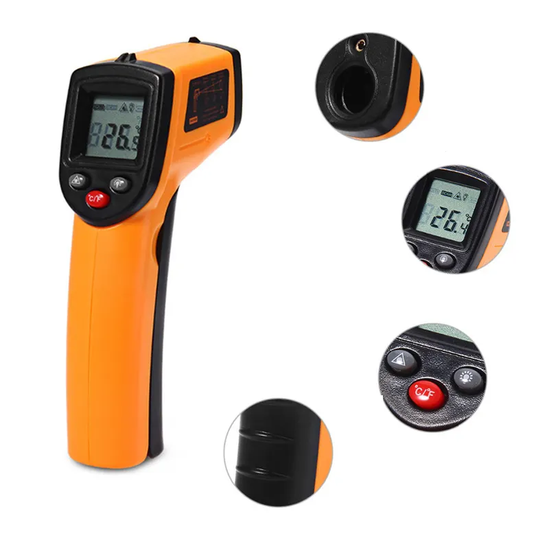GM320 measuring inspection temperature Infrared thermometer gun Industrial object Infrared Kitchen foods Thermometer digital Gun