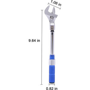 Llave Dinamométrica Ajustable de Acero al Cromo Vanadio con Cabezal Cuadrado, Herramienta Manual para Reparación Automotriz - Product Image 5