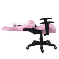Chaise de jeu pour enfants rose moderne en gros, chaise de jeu ergonomique pour ordinateur, silla gamer avec fonction de refroidissement, cuir synthétique pour enfants