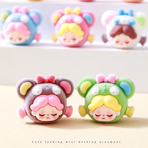 Lindas Figuras de Osos Kawaii de Dibujos Animados, Mini Muñecos de Peluche, Adornos para Cajas Sorpresa, Accesorios, Colgantes, Regalos de Escritorio - Product Image 5