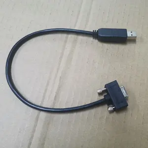 وصلة USB من الذكر إلى الأنثى DB9 جهاز VGA DCE كابل محول تسلسلي RS232 إلى الكمبيوتر