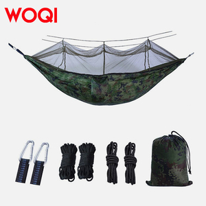 WOQI portable pour une seule personne camping sac à dos <span class=keywords><strong>hamac</strong></span> tente extérieure <span class=keywords><strong>ultra</strong></span> légère camping <span class=keywords><strong>moustiquaire</strong></span> <span class=keywords><strong>hamac</strong></span> - Product Image 5