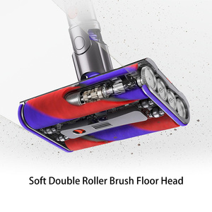 Brosse à rouleau souple pour aspirateur Dysons V7 <span class=keywords><strong>V8</strong></span> V10 V11 V15, 4 roues universelles, pièces de tête, accessoires - Product Image 5
