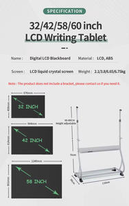 <span class=keywords><strong>Pizarra</strong></span> inteligente de borrado con un clic de tamaño OEM, <span class=keywords><strong>pizarra</strong></span> digital electrónica, tablero interactivo LCD, tablero de dibujo - Product Image 4