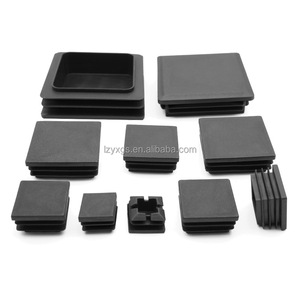 Vuông 40*40mm gia cố PE nhựa ống vuông ống thép không gỉ cắm đầu đồ nội thất Phụ kiện ống vuông cắm - Product Image 6