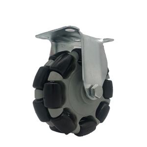 ล้อออมนิแบบยางพร้อมดุมโลหะใหม่ ทนทาน รองรับน้ำหนักได้สูง พร้อมลูกปืน สำหรับการเคลื่อนที่ที่ราบรื่นในงานโลจิสติกส์ของ AGV - Product Image 5