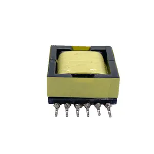 EFD25 Transformerบอร์ดPcbอินเวอร์เตอร์แนวนอน 5 + 5 Ultra-บางLEDไฟฟ้าทีวี 12V 220V 50W High-Frequency Transformer