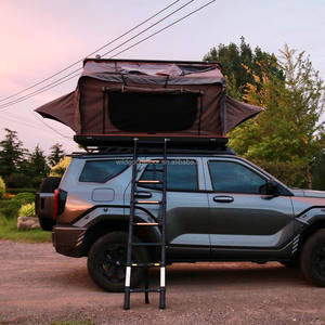 <span class=keywords><strong>Tente</strong></span> <span class=keywords><strong>de</strong></span> <span class=keywords><strong>toit</strong></span> <span class=keywords><strong>de</strong></span> voiture automatique à double couche grande capacité, imperméable, quatre saisons, compatible SUV, en acier inoxydable, avec tige hydraulique automatique - Product Image 6