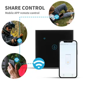 M. day ue mercado 20a smartlife, interruptor de horário controlado wifi para aquecedor de água, casa inteligente, domético