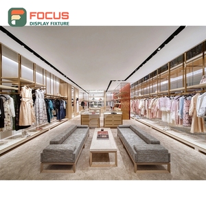 Sistema de Exhibición de Acero Inoxidable Cepillado para Tiendas de Ropa, Venta Directa de Fábrica, Servicio OEM - Product Image 4