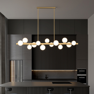 Moderna sala da pranzo lampadario <span class=keywords><strong>a</strong></span> soffitto <span class=keywords><strong>sospensione</strong></span> orizzontale sfere di vetro lampadari <span class=keywords><strong>cucina</strong></span> lampada <span class=keywords><strong>a</strong></span> <span class=keywords><strong>sospensione</strong></span> da scrivania per ufficio - Product Image 2