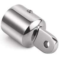 Accessoires de yacht de qualité supérieure, fabricant d'accessoires de yacht, extrémité de toit Bimini en acier inoxydable 316 résistant à la corrosion pour bateau