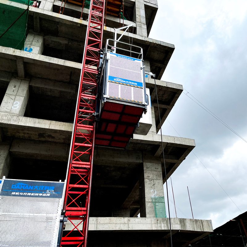 Mast Lift Construction Inclined Hoist Elevator